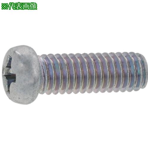 ■SUNCO 三価ホワイト(+)ナベ小ネジD4.5小頭 3×6 (2500本入)〔品番:0000000D0030006003〕【2296309:0】[送料別途見積り][掲外取寄][店頭受取不可]