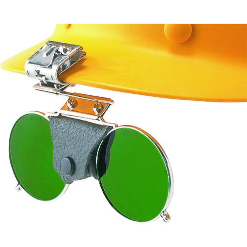 ■リケン 一眼型遮光メガネ ヘルメット取り付け型〔品番:NSK102J4〕【2298278:0】[送料別途見積り][掲外取寄][店頭受取不可]