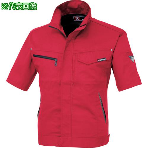 ■ジーベック 半袖ブルゾン1631-71-4L〔品番:1631714L〕【2301391:0】[送料別途見積り][掲外取寄][店頭受取不可]