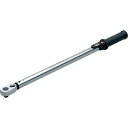 ■KTC 差込角12.7mm プレセット型トルクレンチ トルク調整範囲60~300N・m 全長623.2mm〔品番:GW30004〕【2310913:0】[店頭...