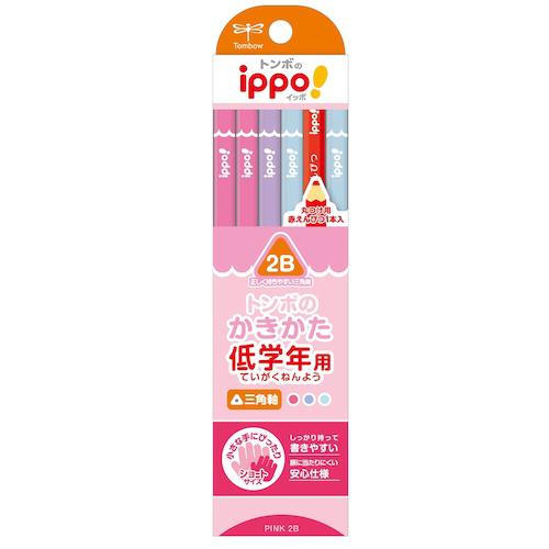 ■Tombow 低学年用かきかた鉛筆 3角軸 2B プレーン W〔品番:MPSEPW042B〕【2339248:0】[送料別途見積り][掲外取寄][店頭受取不可]