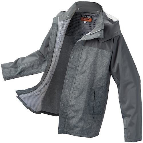 ■喜多 レッヂレイン ストレッチ透湿合羽 No2920 グレー 5L〔品番:NO2920GY5L〕【2354041:0】[送料別途見積り][掲外取寄][店頭受取不可]