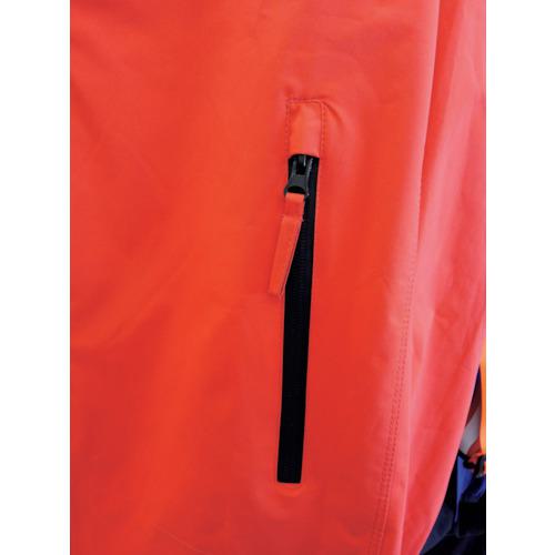 ■喜多 感動ストレッチ レインジャケット オールストレッチ透湿合羽 No2830 ホットオレンジ 4L〔品番:NO2830OR4L〕【2357199:0】[送料別途見積り][掲外取寄][店頭受取不可]