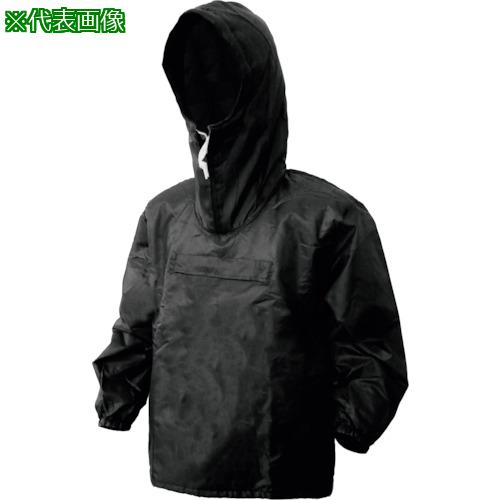 ■喜多 セミキルトヤッケ フード付 No3200 ブラック M〔品番:NO3200BLKM〕【2358862:0】[送料別途見積り..