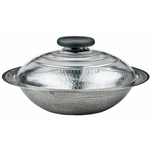 ■HARIO フタがガラスのIH対応ステンレス鍋26雪平〔品番:MIS26〕【2369784:0】[送料別途見積り][法人・事業所限定][外直送][店頭受取不可]