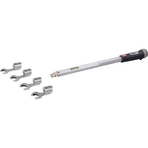 ■TONE 差替式トルクレンチ(プレセット形) クイックスパナヘッドセット 適合交換ヘッド19DRSQ-17・19・22・24〔品番:T19D200RSQ40〕【2396357:0】[送料別途見積り][掲外取寄][店頭受取不可]