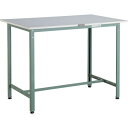 ■TRUSCO 軽荷重立作業台(300kg)HAE型 900X600XH900 基本タイプ グリーン色〔品番:HRAE0960〕【2408121:0】[法人・事...