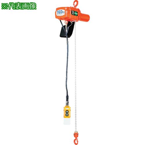 ■象印 単相100V小型電気チェーンブロック(2速型)100KG・3M (αSB-01 3m)〔品番:ASBK1030〕【2421763:0】[店頭受取不可]