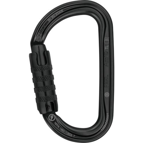 ■PETZL エーエムディトライアクトロック ブラック〔品番:M34ATLN〕【2429018:0】[店頭受取不可]