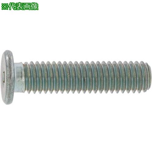 ■SUNCO ユニクロ 極低頭キャップ 6×25 (100本入)〔品番:A000L1000060025001〕【2435163:0】[送料別途見積り][掲外取寄][店頭受取不可]