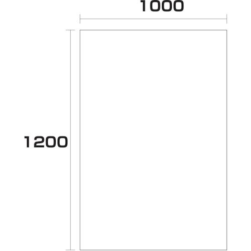 ■グリーンクロス ポリエチレン袋 厚み0.06 100枚 1000幅x長さ1200mm〔品番:6300005003〕【2445585:0】[法人・事業所限定][外直送元][店頭受取不可]