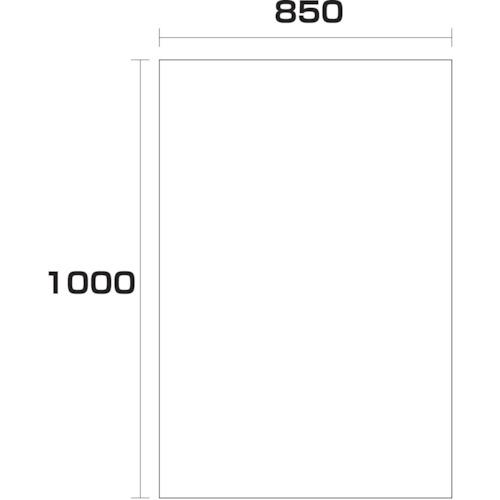 ■グリーンクロス ポリエチレン袋 厚み0.05 200枚 850幅x長さ1000mm〔品番:6300004980〕【2445616:0】[法人・事業所限定][外直送元][店頭受取不可]