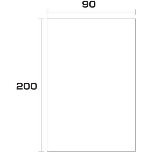 ■グリーンクロス ポリエチレン袋 厚み0.03 1000枚 90幅x長さ200mm〔品番:6300004882〕【2447157:0】[法人・事業所限定][外直送元][店頭受取不可]