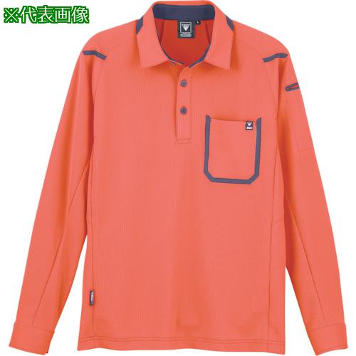 ■XEBEC 長袖ポロシャツ6195-82-L〔品番:619582L〕【2447332:0】[送料別途見積り][掲外取寄][店頭受取不可]