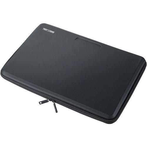 ■SANWA セミハードPCインナーケース(15.6型ワイド)〔品番:INEVA1501BK〕【2462323:0】[法人・事業所限..