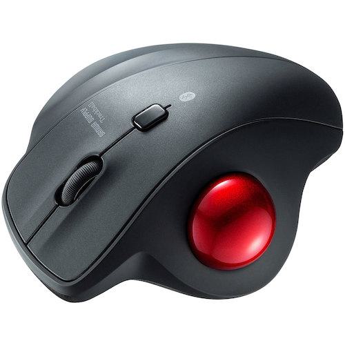 ■SANWA Bluetoothトラックボール〔品番:MABTTB130BK〕【2464437:0】[法人・事業所限定][外直送元][店頭受取不可]