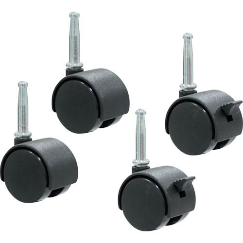 ■E-CON 91132002 エコンダストボックス用キャスターセット〔品番:91132002〕【2478967:0】[店頭受取不可]