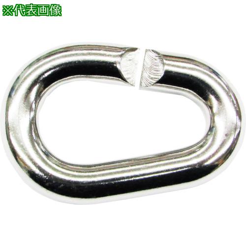 ■水本 リング ステンレス ナス型 Cリンク 内長43mm〔品番:EC11〕【2492450:0】[送料別途見積り][掲外取..