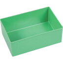 ■allit プラスチックボックス Allitパーツケース EuroPlus用 緑 108X162X63mm〔品番:456308〕【2493798:0】[店頭受...