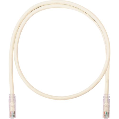 ■PANDUIT カテゴリ6A UTPパッチコード 24AWG単線 ケーブル径:Φ6.4mm 1.5m オフホワイト UTP6AX1.5M《10..
