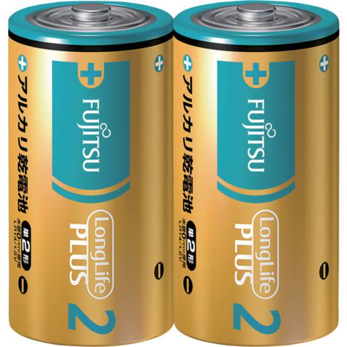 ■FDK アルカリ乾電池単2 Long Life Plus 2個パック〔品番:LR14LP2S〕【2495707:0】[店頭受取不可]