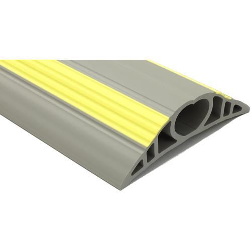 ■大研 ケーブルプロテクタ2 50x1M グレー(黄色ライン入り)〔品番:CP250X1MGY〕【2501706:0】[送料別途見積り][法人・事業所限定][直送][店頭受取不可]