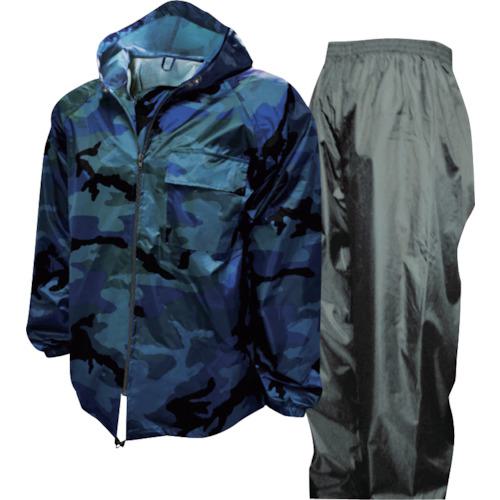 アイトス BRAVE REAIN レインスーツ男女兼用 オレンジXネイビー 6L AZ56206-008-6L 1着 ■▼454-3293 【送料都度見積】