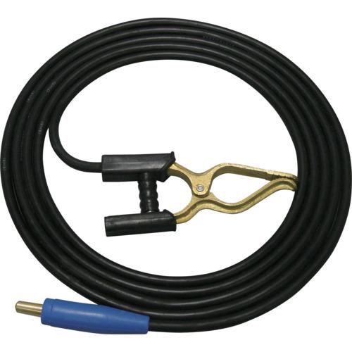 ■マイト アースクリップ・ジョイントオス付キャプタイヤ 10m (22mm2×10m)〔品番:CTJA2210〕【2509755:0】[送料別途見積り][掲外取寄][店頭受取不可]