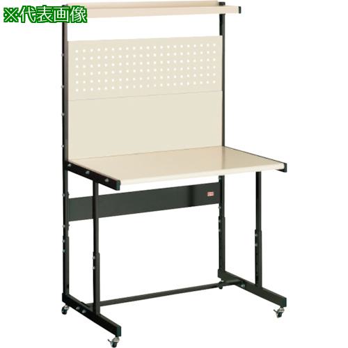 ■OS ラインテーブル(高さ調節式)A型 移動型〔品番:LTH150CA〕【2531533:0】[法人・事業所限定][外直送元][店頭受取不可]