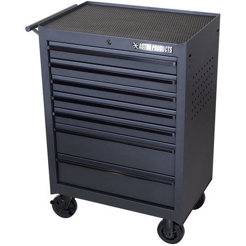 ■アストロプロダクツ ロールキャビネット 7段 ダブルボールベアリング ブラック〔品番:2003000006995〕..