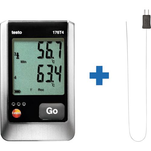 ■TESTO testo176T4 液相・気相液体窒素容器用ロガーセット〔品番:TD2017602〕【2536540:0】[送料別途見..