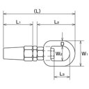 ■グリーンクロス レフロープ用ロックターミナル スイベル REF-WLS-4〔品番:6300009061〕【2539421:0】[法人・事業所限定][外直送元][店頭受取不可]