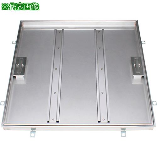 ■カネソウ フロアーハッチ 充填用 屋内外用 一般形 ステンレス製〔品番:MSXOM400〕【2544364:0】[法人..
