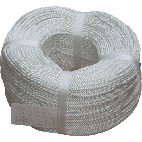 ■高木 ナイロンロープ 3mmX400m〔品番:365104〕【2545419:0】[送料別途見積り][掲外取寄][店頭受取不可]