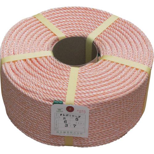 ■高木 クレポリロープ 6mmX200m〔品番:365022〕【2545434:0】[送料別途見積り][掲外取寄][店頭受取不可]