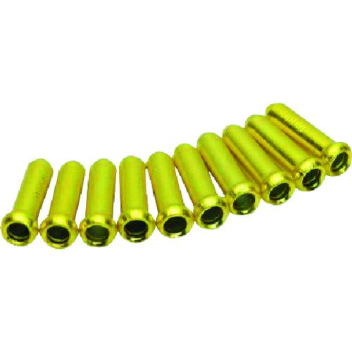 ■アストロプロダクツ 10PC ブレーキワイヤーエンドキャップ ゴールド 10個入〔品番:2026000008356〕【2..