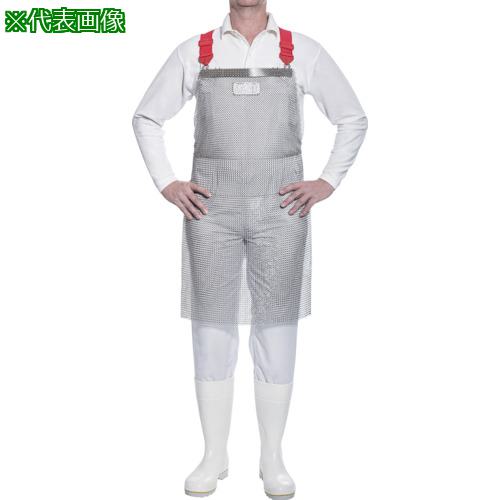 ■EUROFLEX 突き刺し防止・耐切創ステンレスクサリエプロン 75X50cm〔品番:EFL7550〕【2554574:0】[店頭受取不可]