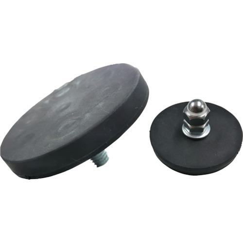 ■グリーンクロス M6ボルト付 強力ゴムマグネット 10個セット〔品番:6300008192〕【2563647:0】[法人・事業所限定][外直送元][店頭受取不可]