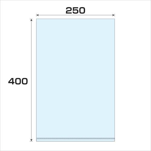 ■グリーンクロス ポリプロピレン袋(PP)厚み0.04 500枚 幅250x長さ400mm〔品番:6300007992〕