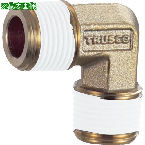 ■TRUSCO ねじ込み継手 エルボ R1/2XR1/2〔品番:TN04L〕【2576554:0】[店頭受取不可]