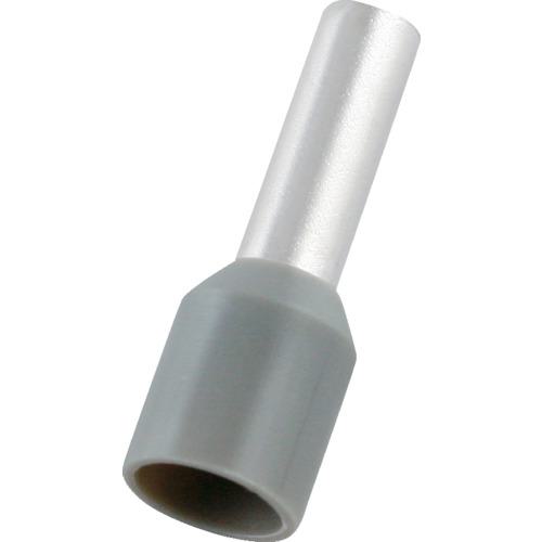 ■TRUSCO フェルール圧着端子 絶縁スリーブ付き 4-9 100個入〔品番:FT4009GY〕【2577873:0】[店頭受取不可]