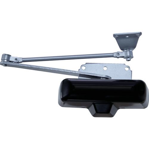 ■TRUSCO インテリアホームクローザー 開閉力調整機能付き ブラック〔品番:HDCBK〕【2578117:0】[店頭受..