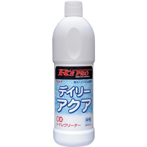 ■リンレイ R’sPRO デイリーアクア 節水トイレ用洗剤 800ML《12本入》〔品番:784533〕【2579233×12:0】[..