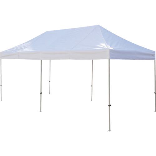 ■さくら かんたんてんと 3.0m×6.0mスチール&アルミ複合フレーム 白〔品番:KA8WW〕【2580254:0】[送料別途見積り][法人・事業所限定][直送][店頭受取不可]