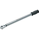 ■KTC 12.7sq.プレロック型トルクレンチ トルク調整範囲60~300N・m 全長517.2mm〔品番:GW30004T〕【2580574:0】[送料別途...