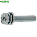 ■SUNCO 組込みねじ (+)アプセットI=3(鉄(または標準)・三価ブラック) M6×16(300本入)〔品番:100001130060016004〕【25...