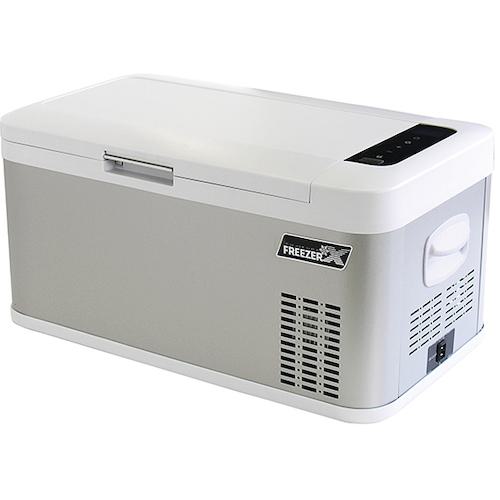 ■緑十字 ポータブル冷凍冷蔵庫 フリザクス 18L 586×330×290mm〔品番:375675〕【2590703:0】[送料別途見積り][掲外取寄][店頭受取不可]