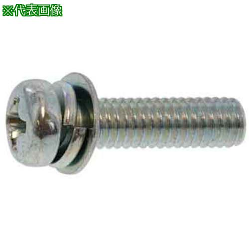 ■SUNCO 組込みねじ ペラウス(+)ナベP=4(薄板用(鉄(または標準)・三価ホワイト) M3×8(1800本入)〔品番:1000Q0040030008003〕【2591114:0】[送料別途見積り][掲外取寄][店頭受取不可]