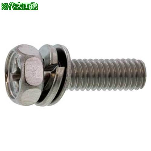 ■SUNCO 組込みねじ (+)アプセットP=4(鉄(または標準)・ユニクロ) M4×15(700本入)〔品番:100001040040015001〕【2595790:0】[送料別途見積り][掲外取寄][店頭受取不可]