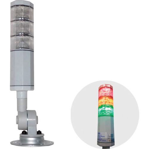 ■NIKKI 積層式アラームライト NLA50シリーズ 3段〔品番:NLA50DC3B3DSRYG〕【2607281:0】[送料別途見積り][掲外取寄][店頭受取不可]